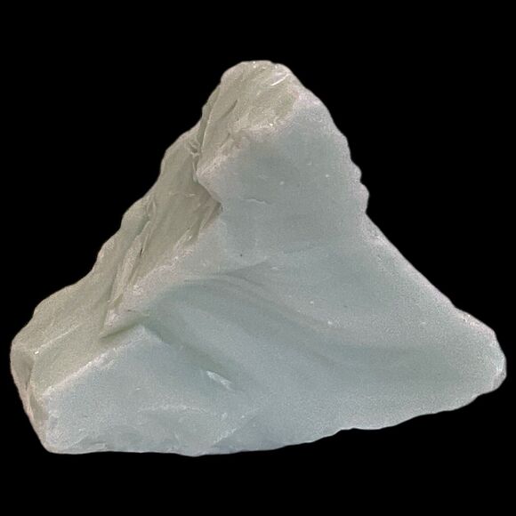 Light Green Art Glass Cullet Glowing Manganese Slag Glass #4GX280 - Picture 2 of 7